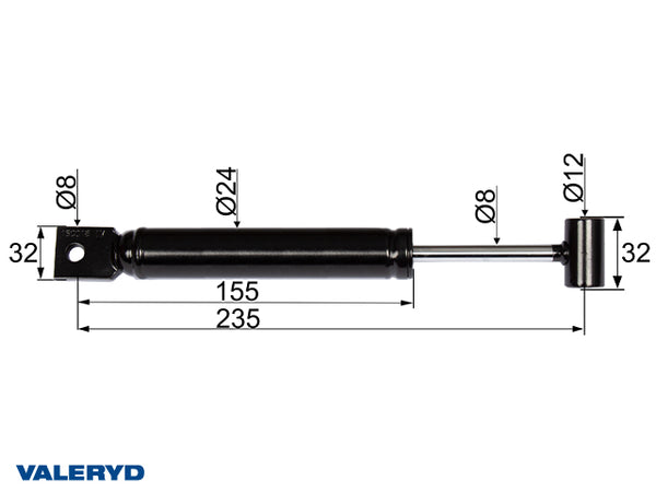 Amortizor franare compatibil Peitz PAV/SR 1.3; CC=235