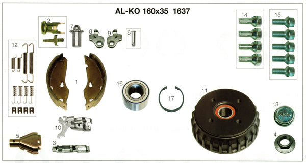 Punte cu frana AL-KO 750-1000 kg