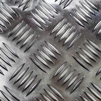 Podea din tablă striată de aluminiu pentru U40