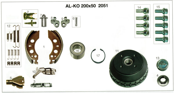 Punte cu frana AL-KO 1000-1500 kg